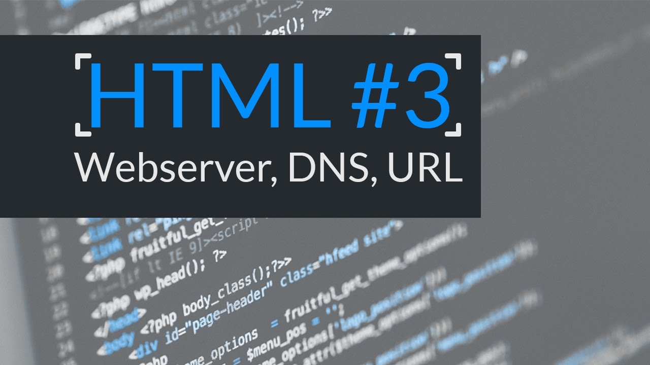 HTML Tutorial [German] - #3 DNS, Domain, Subdomain, URL, Server, Übertragungsprotokoll HTTP(S)