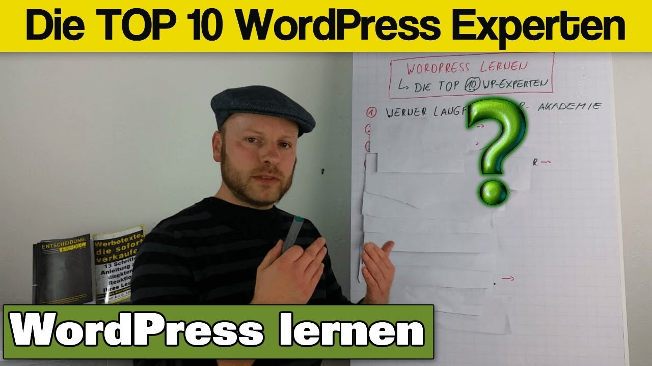 WordPress lernen von den Top 10 WP Experten