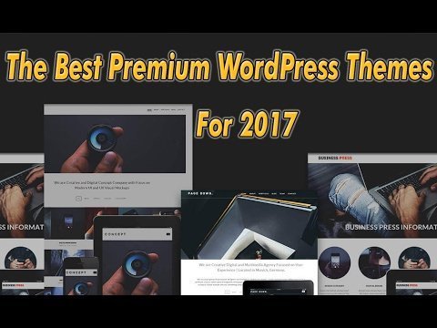 The Best Premium WordPress Themes For 2017