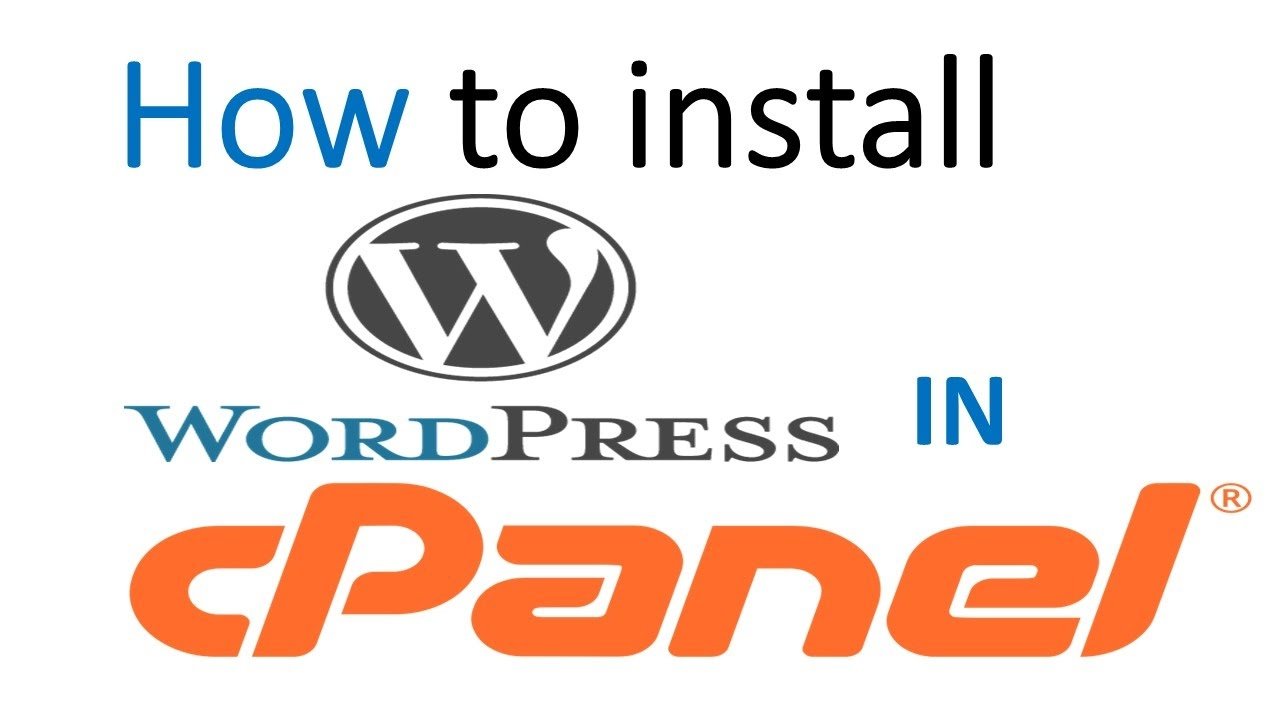 How to install Wordpress in cpanel in Hindi