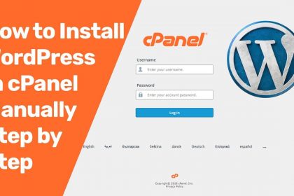 How to Install WordPress in cPanel Manually Step by Step| cPanel WordPress installation