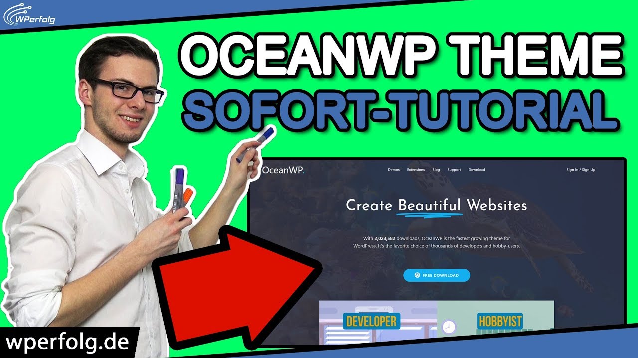 OceanWP Theme TUTORIAL [Deutsch]: Bestes Kostenloses Theme? | Simple Sofort-Anleitung PLUS Tipps