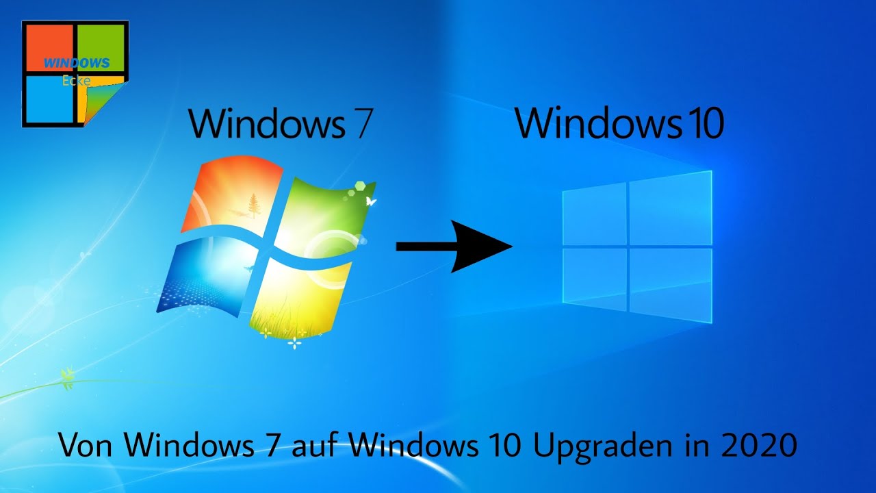 Windows 7 auf Windows 10 kostenlos upgraden in 2021