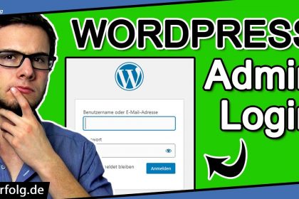 WordPress Admin Login (2021): 6 einfache Wege | Login URL ändern | Sicherheit erhöhen | Dashboard