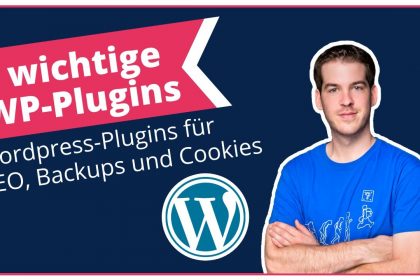 3 essentielle Wordpress Plugins für SEO, Cookies, Weiterleitungen und Backups