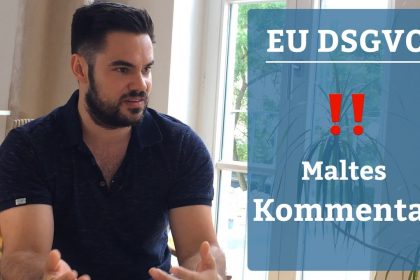 EU DSGVO HO HO – Kommentar von Malte & Jenny