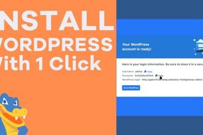 How to Easily Install WordPress With 1 Click - HostGator Tutorial