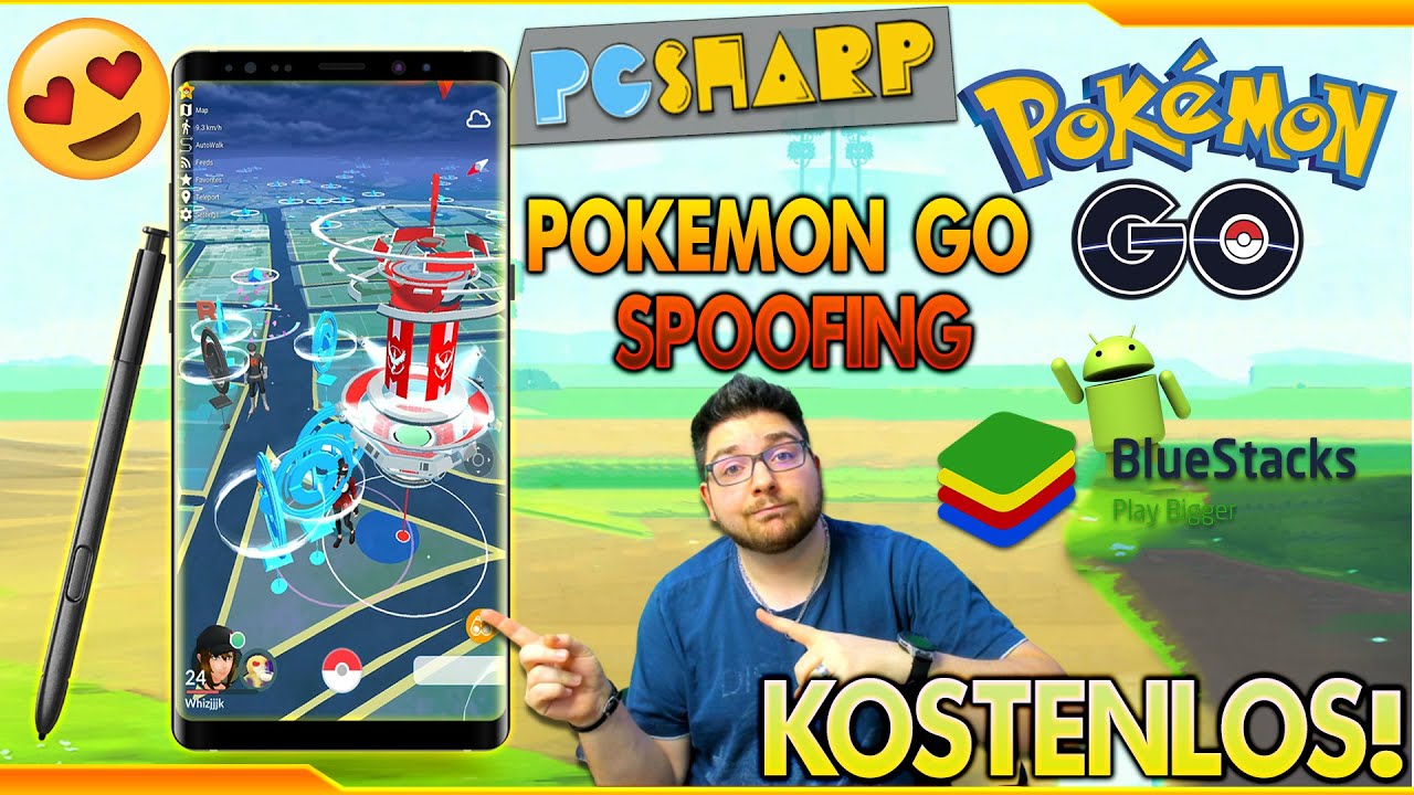 POKÉMON GO SPOOFING | KOSTENLOS SPOOFEN mit PGSHarp & BlueStacks | PC & Android Guide (2021)