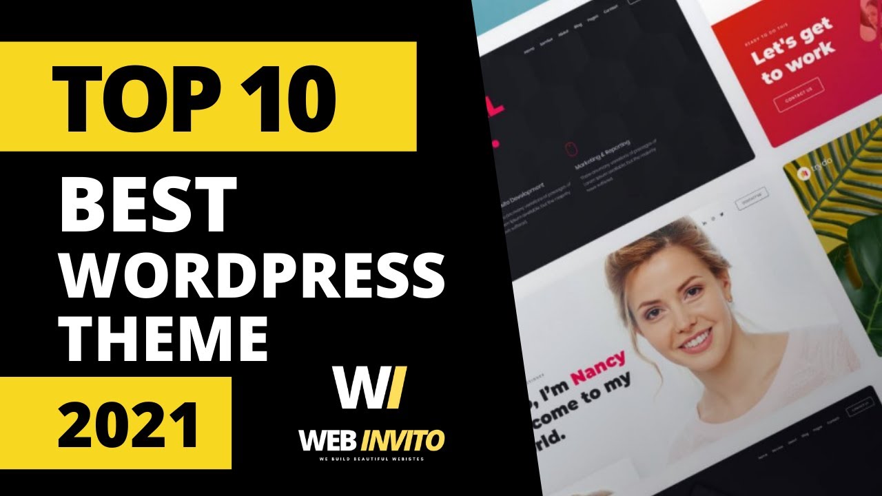 TOP 10 Best Premium WordPress Themes 2021 in themeforest | WebInvito