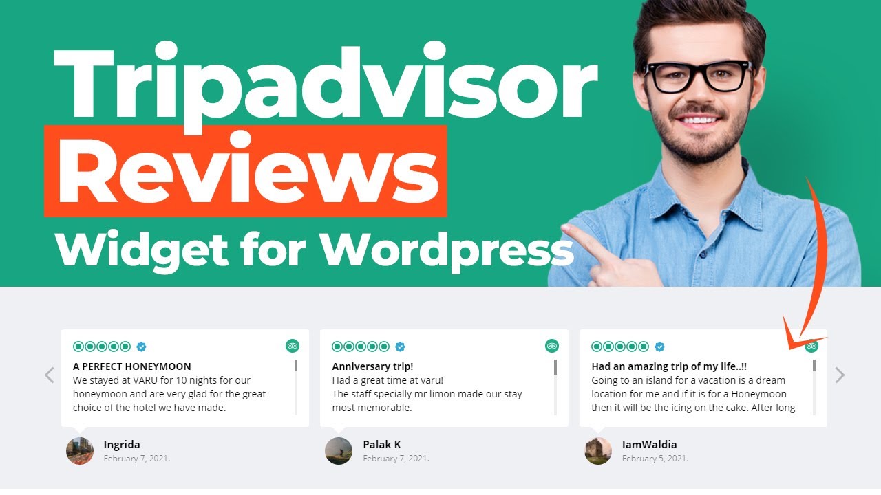 Tripadvisor Reviews Widget Plugin for Wordpress [2021]