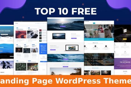 10 Best Free Landing Page WordPress Themes 2020 |  wpshopmart