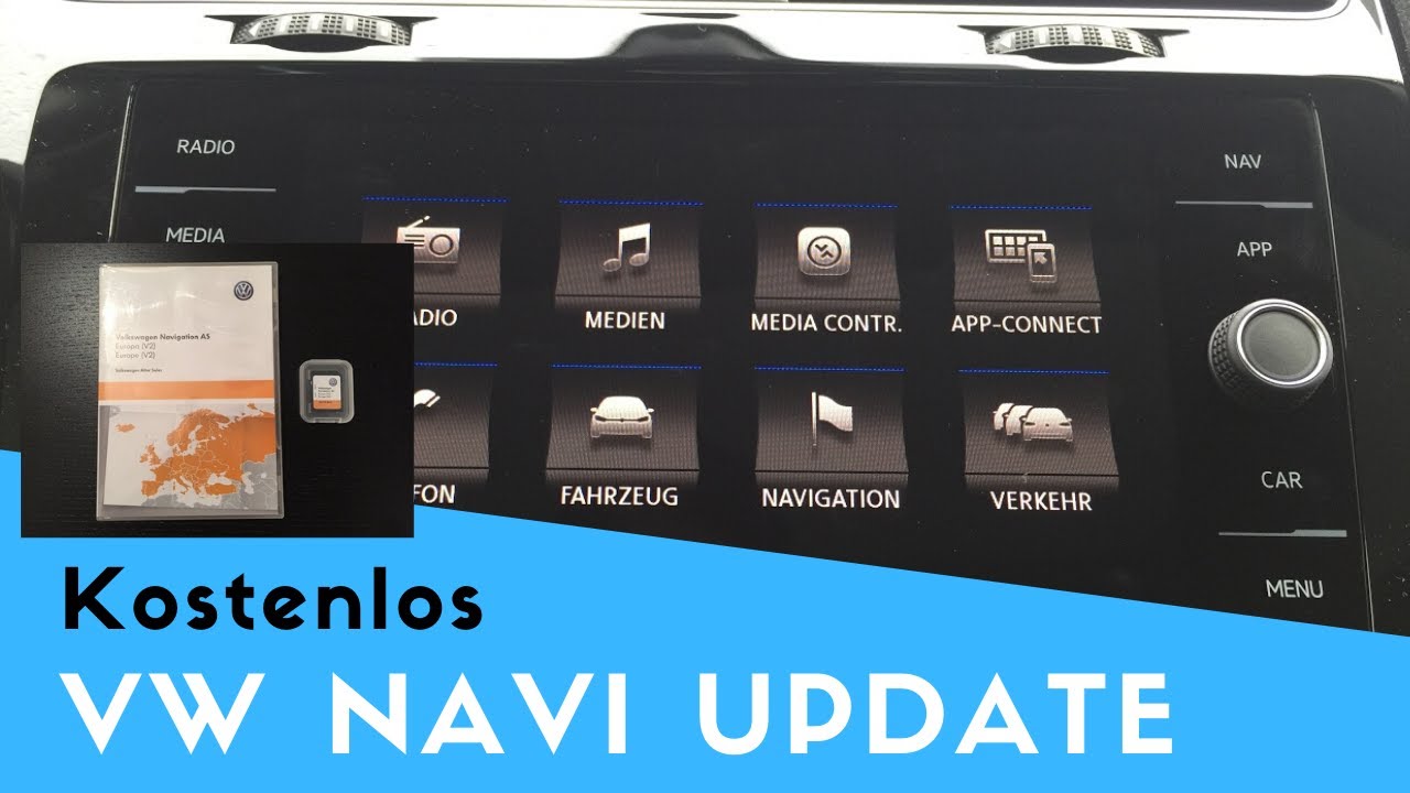 VW Navi Update 2021 | Kostenlos | Anleitung mit SD Karte für Discover Media & Pro