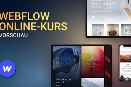 Webflow Online-Kurs – Vorschau