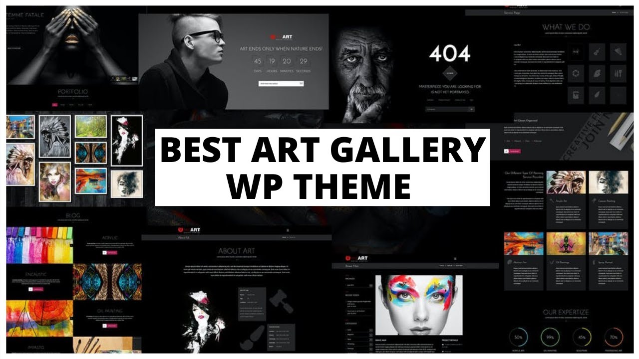 Best Wordpress Theme for Art Gallery & Museum | How to create an Artist Website with Wordpress