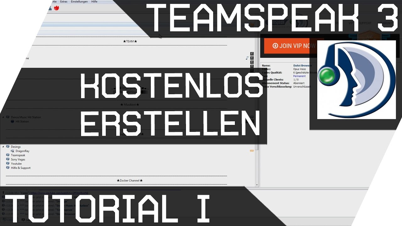 Teamspeak Server erstellen Kostenlos Tutorial 1 [Übersicht Projekt] Deutsch [GER HD]