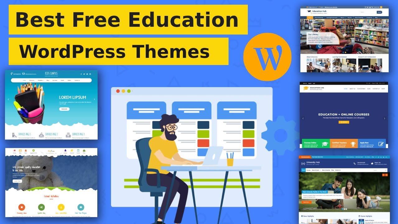 Top 10 Free Education WordPress Themes | Best LMS Education WordPress Themes 2020 | Wpshopmart
