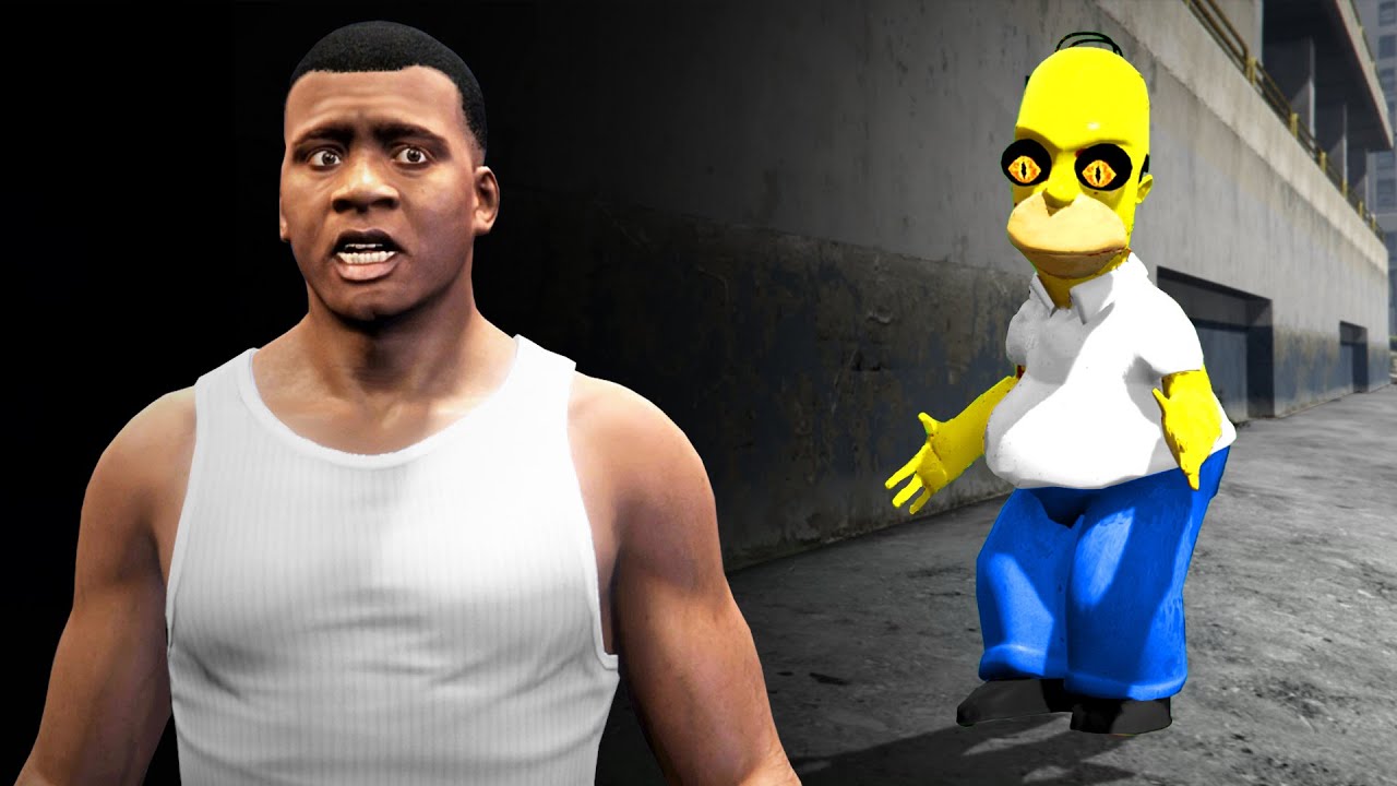 HOMER.EXE verfolgt mich in GTA 5!!