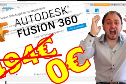 KOSTENLOS Fusion 360 Privatlizenz verlängern