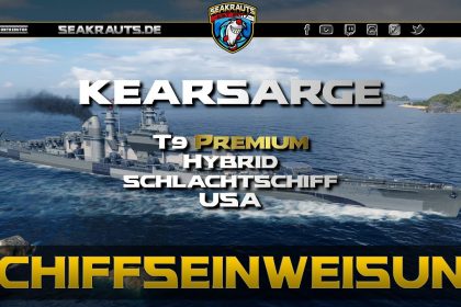 Review - KEARSARGE [T9 Hybrid-BB] - World of Warships [Deutsch]