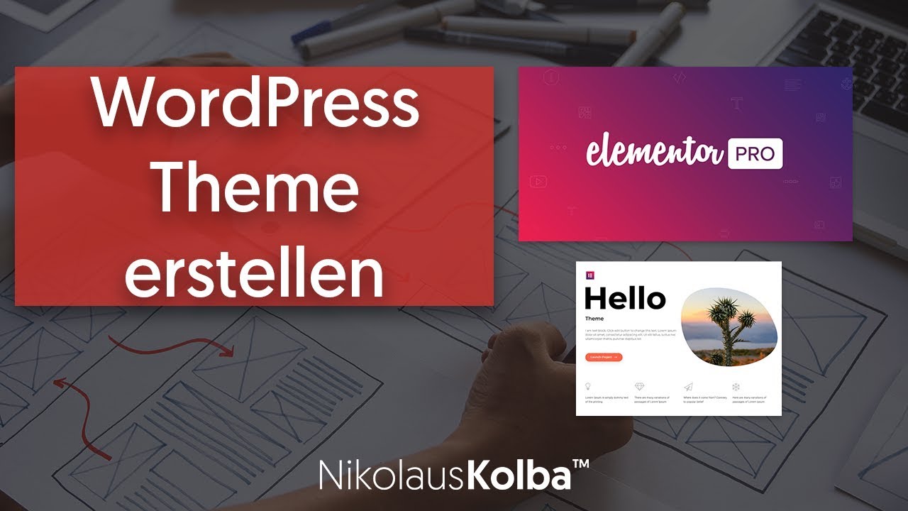 WordPress Theme Builder Elementor Pro & dem Hello Theme - Tutorial - Einführung