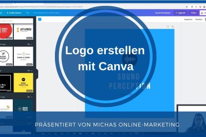 Logo kostenlos selbst erstellen mit Canva | Deutsch | 2019