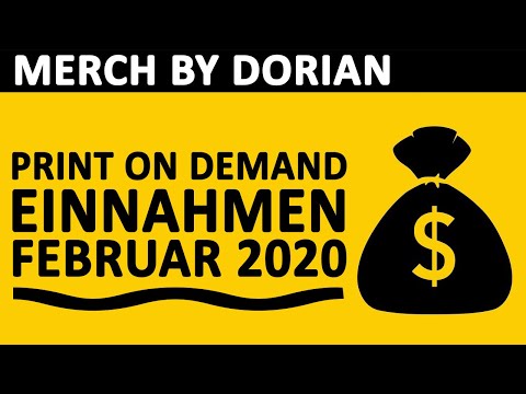 T-Shirt Business Einnahmen Februar 2020 | Merch By Amazon Deutsch
