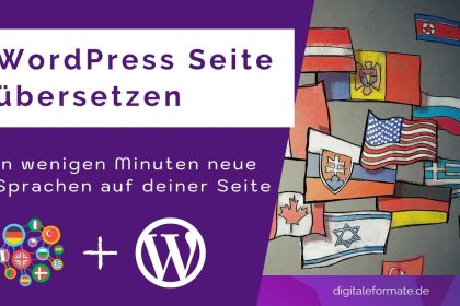 Wordpress Website mehrsprachig - Theme & Plugins übersetzen (2021)
