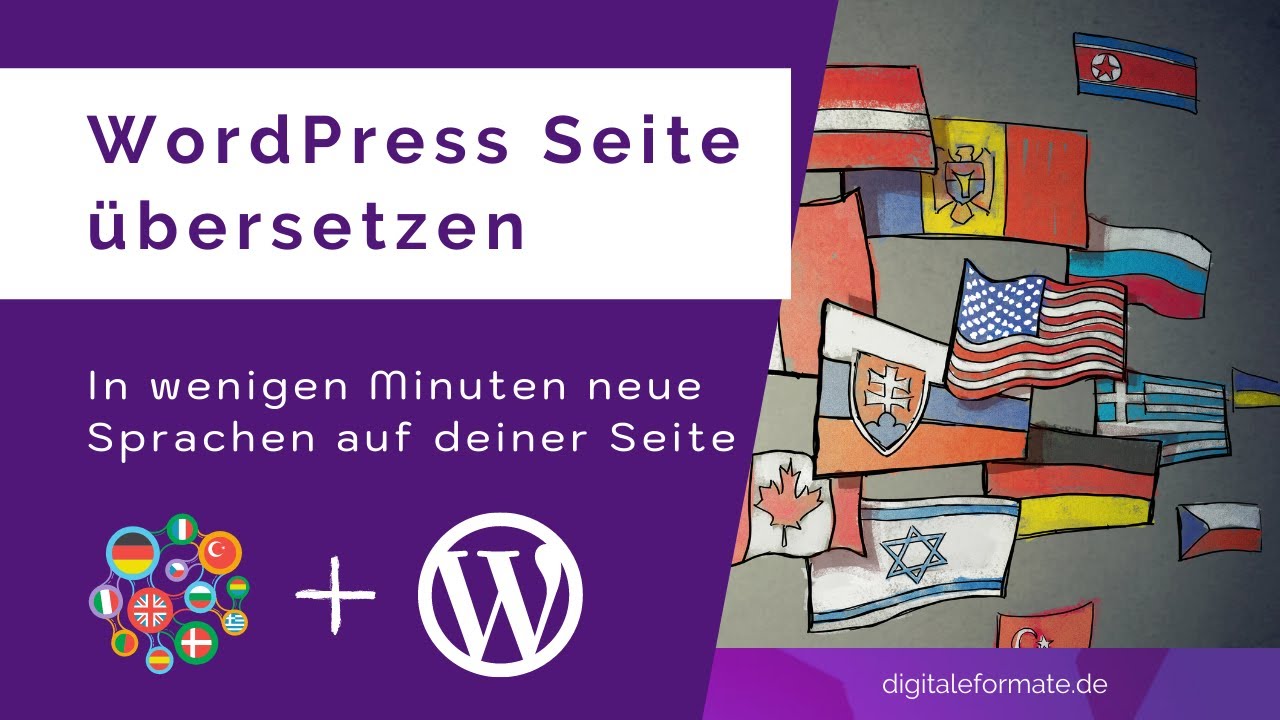 Wordpress Website mehrsprachig - Theme & Plugins übersetzen (2021)
