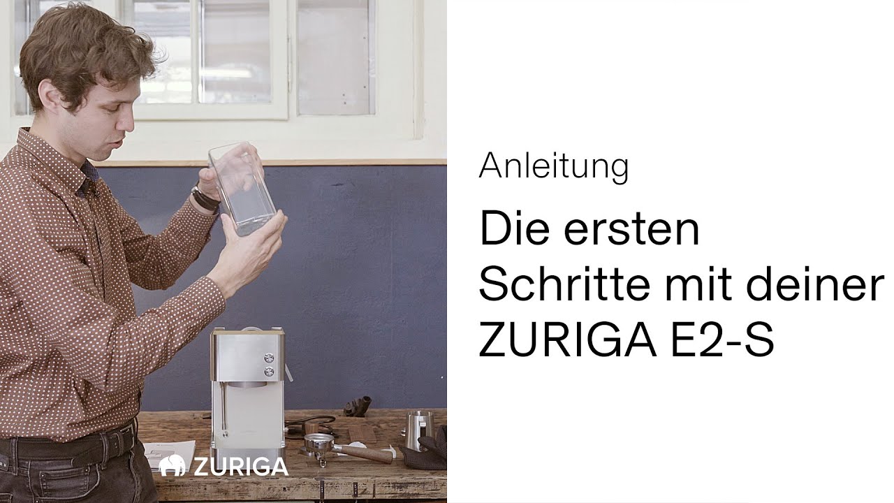 Erste Schritte mit deiner ZURIGA | ZURIGA – Schweizer Espressomaschine für zu Hause