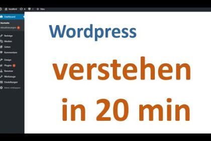 Wordpress Komplett-Kurs für Einsteiger [2021]