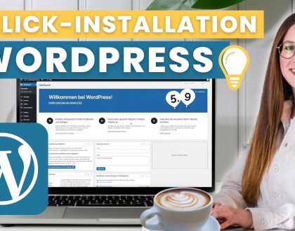 WORDPRESS INSTALLATION mit webgo 1-Click-Install (installieren & anmelden) | 2022