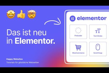 Elementor Pro & Free Updates 2022 - Das sind die neuen Funktionen | WordPress Elementor deutsch
