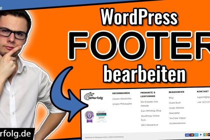WordPress Footer bearbeiten (2022): Widgets, Farbe ändern, Footer Entfernen, Impressum...