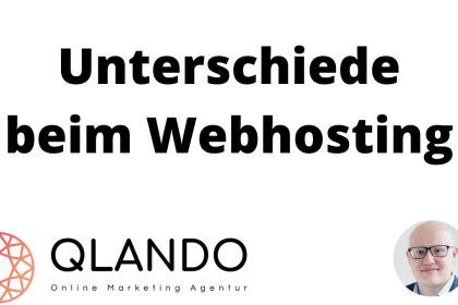 Hosting bei IONOS? Shared vs. vServer vs. Wordpress-Hosting | QLANDO Online Marketing & SEO Agentur