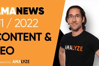 AMAnews SEO und Content für Amazon Januar 2022 I Amazon FBA I Amazon SEO Optimierung I AMALYZE