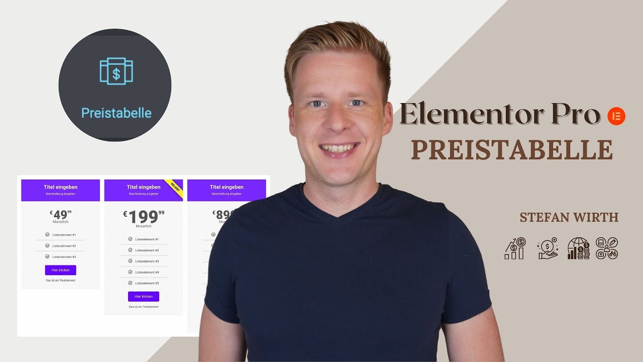 Elementor Preistabelle In WordPress Erstellen