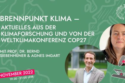 Public Climate School – Klima TV 07.11.2022 - Klimabildung für alle!