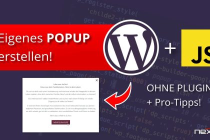 WordPress: Popups OHNE PLUGINS erstellen und einpflegen!