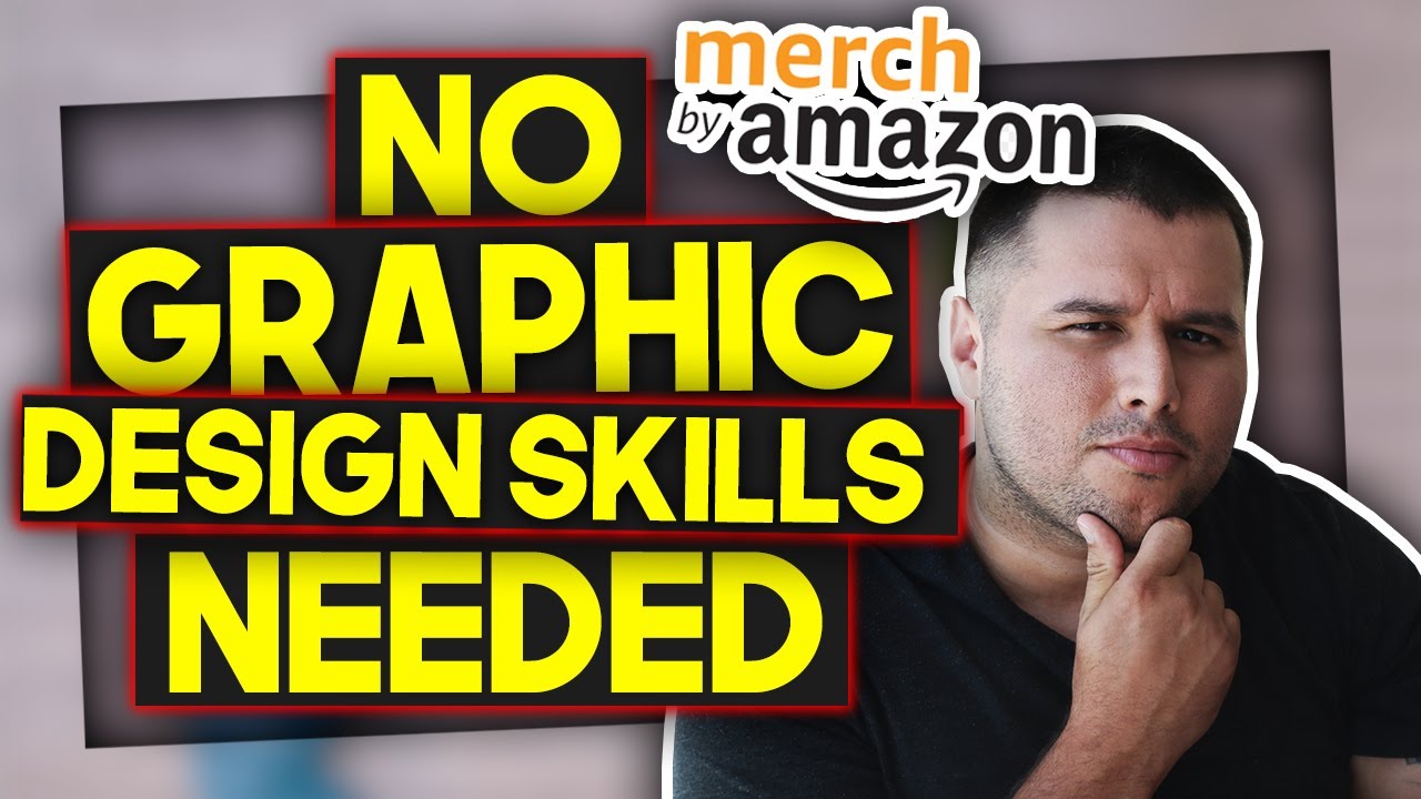 How To Create Merch By Amazon T-Shirts With No Graphic Design Skills ( Step By Step Tutorial)