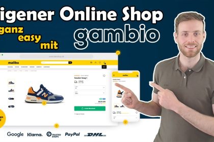 Online Shop Komplettlösung - Erstelle deinen Eigenen Onlineshop mit Gambio