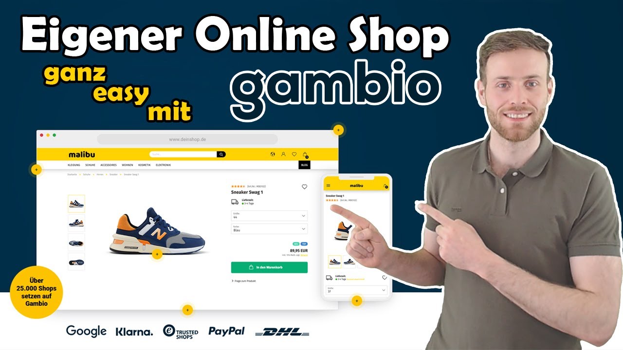 Online Shop Komplettlösung - Erstelle deinen Eigenen Onlineshop mit Gambio