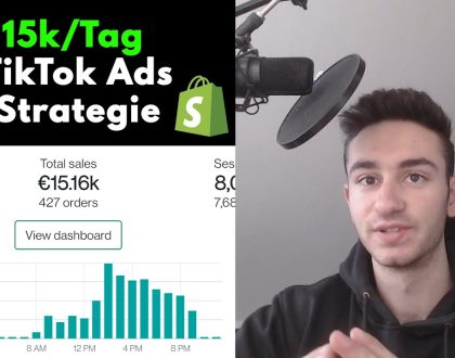 15.160€/Tag Shopify Dropshipping TikTok Ads Strategie (Deutsch)