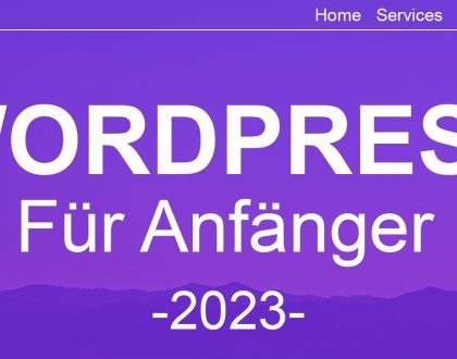 WordPress Website Erstellen -2023- Tutorial in 20 EINFACHEN Schritten | (Deutsch|German)