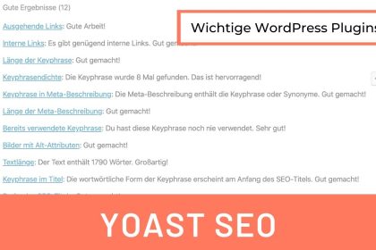 Yoast SEO Tutorial: Werde bei Google gefunden | WordPress Plugins #2