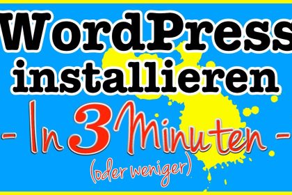 WordPress installieren - In weniger als 3 Minuten mit Alfahosting zur eigenen Website