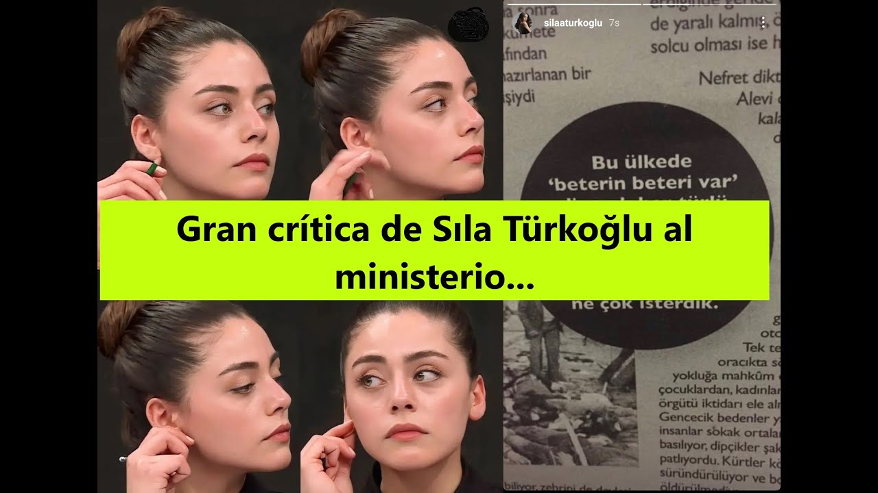 Gran crítica de Sıla Türkoğlu al ministerio...