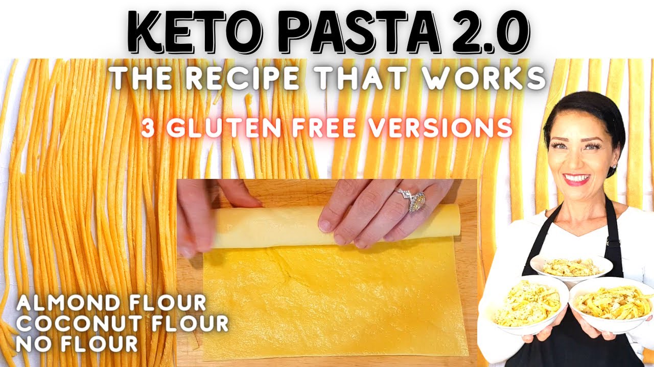 How to Make THE BEST Keto Pasta in 10 Minutes | Reheat & Cook in Sauce | Flour & Dairy Free Option