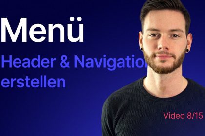 NAVIGATION, HEADER & MENÜ in WordPress + ELEMENTOR erstellen | 8 Navigation, Header & Menü