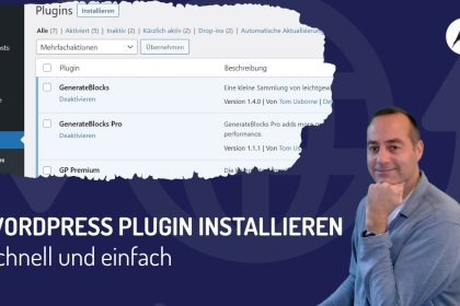 WordPress Plugin installieren - in 2 Min. erklärt