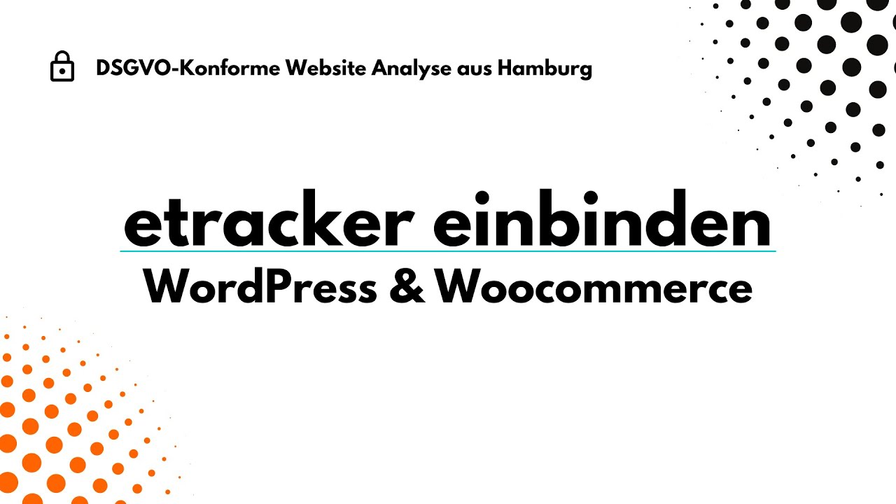 etracker WordPress & Woocommerce installation